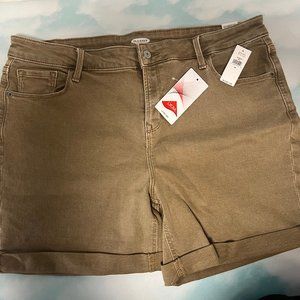 Old Navy Khaki Denim Shorts